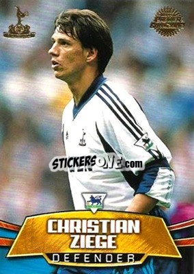 Sticker Christian Ziege - Premier Gold 2001-2002 n. TH5 - Topps