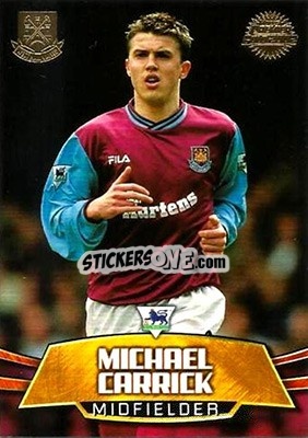 Sticker Michael Carrick - Premier Gold 2001-2002 n. WH2 - Topps
