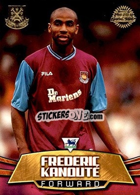 Sticker Frederic Kanoute - Premier Gold 2001-2002 n. WH3 - Topps