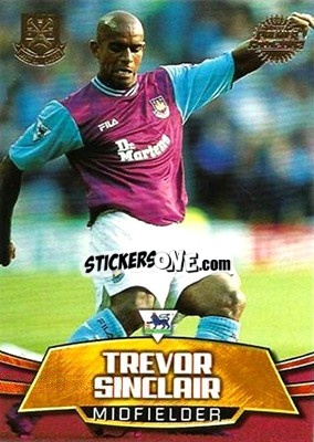 Sticker Trevor Sinclair - Premier Gold 2001-2002 n. WH4 - Topps
