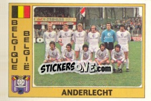Cromo Anderlecht (Team) - Euro Football 77 - Panini