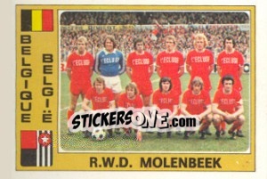 Figurina RWD Molenbeek (Team) - Euro Football 77 - Panini