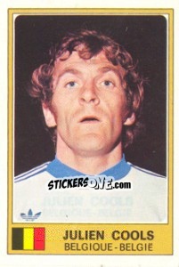 Sticker Julien Cools - Euro Football 77 n. 11 - Panini