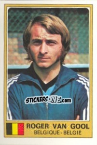 Sticker Roger Van Gool - Euro Football 77 - Panini