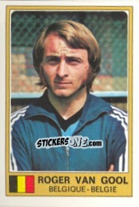 Cromo Roger Van Gool - Euro Football 77 - Panini