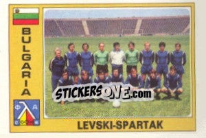 Cromo Levski-Spartak (Team) - Euro Football 77 n. 18 - Panini