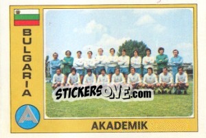 Cromo Akademik (Team) - Euro Football 77 - Panini