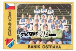 Figurina Banik Ostrava (Team) - Euro Football 77 - Panini