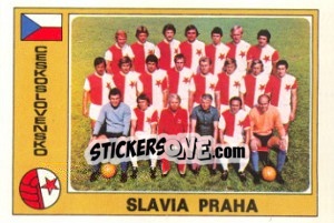 Cromo Slavia Praha (Team) - Euro Football 77 - Panini