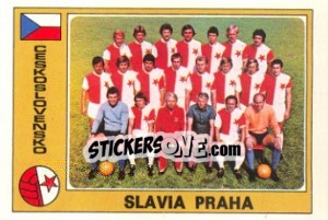 Sticker Slavia Praha (Team) - Euro Football 77 n. 24 - Panini