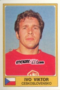 Sticker Ivo Viktor - Euro Football 77 n. 25 - Panini