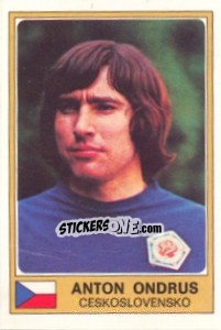 Sticker Anton Ondrus - Euro Football 77 n. 26 - Panini