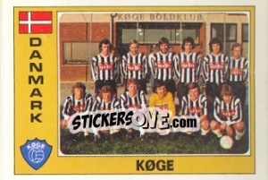 Cromo Koge (Team) - Euro Football 77 - Panini
