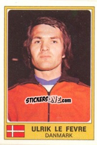 Figurina Ulrik Le Fevre - Euro Football 77 n. 35 - Panini