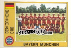 Sticker Bayern Munchen (Team) - Euro Football 77 - Panini