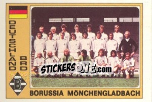 Sticker Borussia Monchengladbach (Team) - Euro Football 77 - Panini