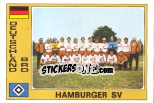 Figurina Hamburger SV (Team) - Euro Football 77 - Panini