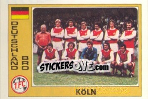 Figurina Koln (Team) - Euro Football 77 - Panini