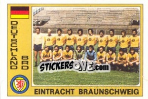 Figurina Eintracht Braunschweig (Team) - Euro Football 77 - Panini