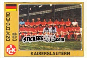 Cromo Kaiserslautern (Team) - Euro Football 77 - Panini