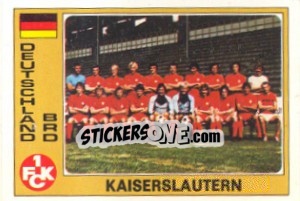 Sticker Kaiserslautern (Team) - Euro Football 77 n. 45 - Panini