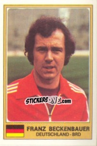 Sticker Franz Beckenbauer - Euro Football 77 n. 46 - Panini