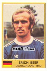 Sticker Erich Beer - Euro Football 77 - Panini