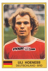 Sticker Uli Hoeness - Euro Football 77 - Panini