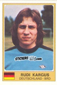 Sticker Rudi Kargus - Euro Football 77 n. 55 - Panini