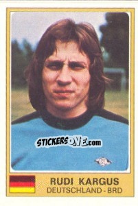 Figurina Rudi Kargus - Euro Football 77 - Panini