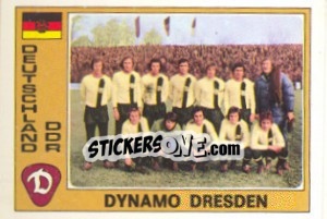 Sticker Dynamo Dresden (Team) - Euro Football 77 n. 58 - Panini