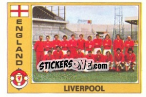 Cromo Liverpool (Team) - Euro Football 77 - Panini