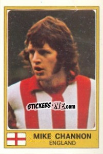 Sticker Mike Channon - Euro Football 77 n. 69 - Panini