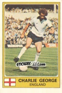 Sticker Charlie George - Euro Football 77 n. 73 - Panini