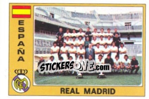 Cromo Real Madrid (Team) - Euro Football 77 - Panini