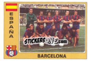 Sticker Barcelona (Team) - Euro Football 77 n. 79 - Panini