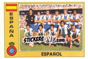 Figurina Espanol (Team) - Euro Football 77 - Panini