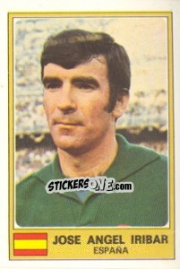 Sticker Jose Angel Iribar - Euro Football 77 n. 82 - Panini
