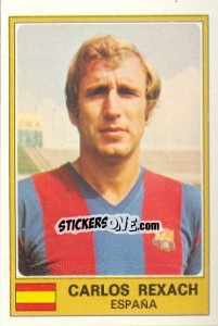 Figurina Carlos Rexach - Euro Football 77 - Panini