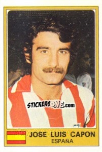 Sticker Jose Luis Capon - Euro Football 77 n. 87 - Panini