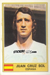 Sticker Juan Cruz Sol - Euro Football 77 n. 88 - Panini