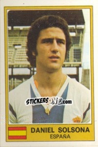 Figurina Daniel Solsona - Euro Football 77 - Panini