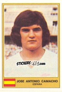 Sticker Jose Antonio Camacho - Euro Football 77 n. 93 - Panini