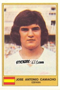 Sticker Jose Antonio Camacho - Euro Football 77 - Panini