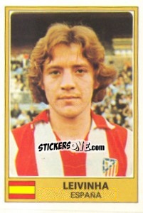 Sticker Leivinha - Euro Football 77 - Panini