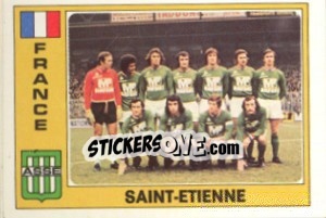 Figurina Saint-Etienne (Team) - Euro Football 77 - Panini