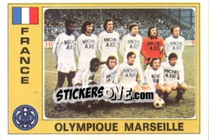 Cromo Olympique Marseille (Team) - Euro Football 77 - Panini