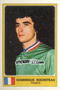 Sticker Dominique Rocheteau - Euro Football 77 n. 100 - Panini