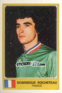 Sticker Dominique Rocheteau - Euro Football 77 - Panini