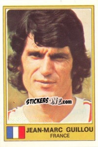 Sticker Jean-Marc Guillou - Euro Football 77 n. 101 - Panini